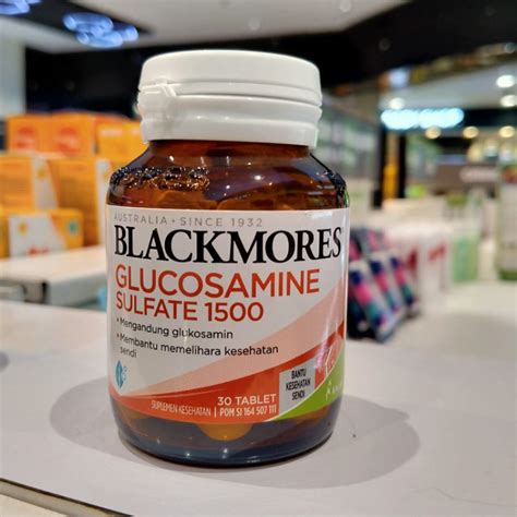 Jual Blackmores Glucosamine Sulfate 1500 Isi 30 Tablet Shopee Indonesia