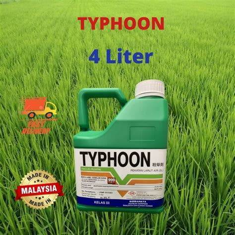 Typhoon Liter Glyphosate Sama Fungsi Ecomax Ken Up Roundup Eb