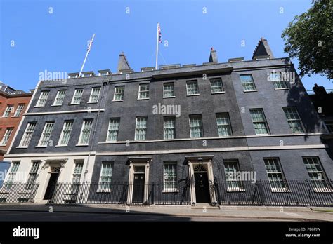 London, UK. 28th July 2018. British Prime Minister's Office, 10 Downing ...