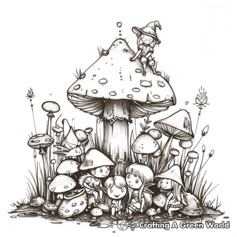 Fairy Garden Coloring Pages - Free & Printable!