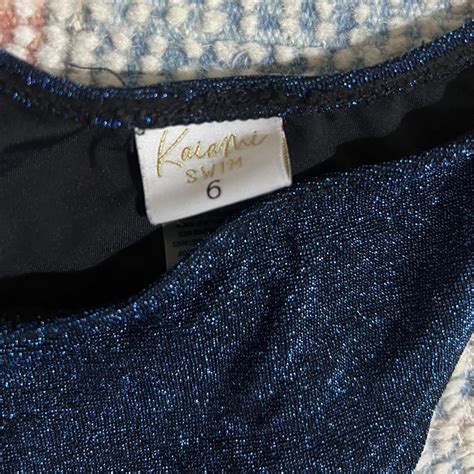 Cute Dark Blue Bikini Bottoms Depop