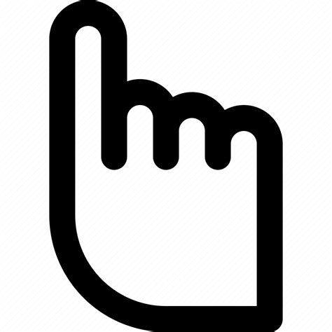 Finger Hand Index Mouse Pointer Ui User Interface Icon Download