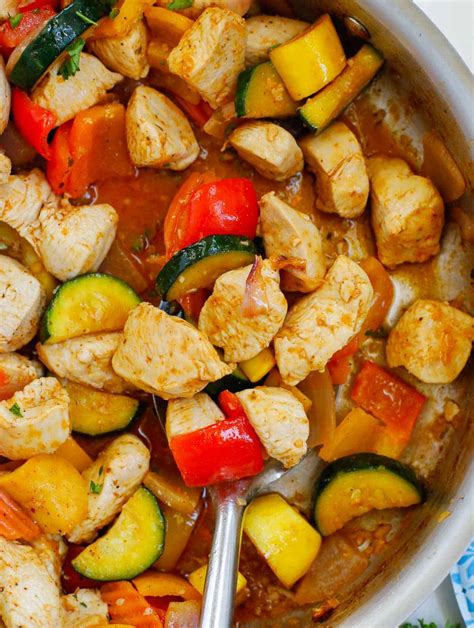 Chicken With Mixed Vegetables