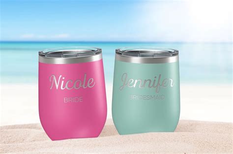 Personalized Tumbler Stemless Wine Glass Custom Tumbler Etsy