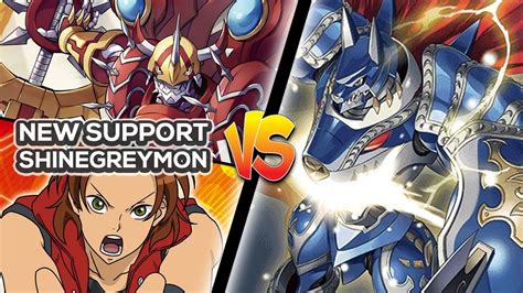 Shinegreymon Vs Miragegaogamon Digimon Tcg Bt Format Youtube