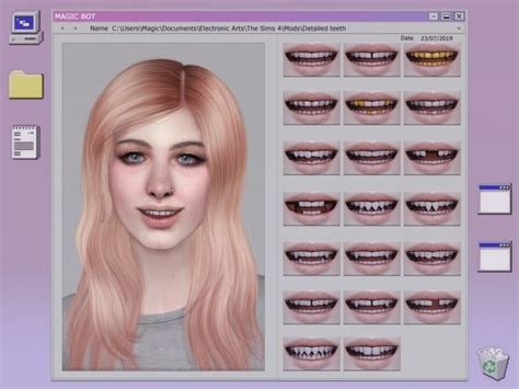 Detailed Teeth At Magic Bot The Sims 4 Catalog Sims Sims 4 Sims 4 Cc Makeup