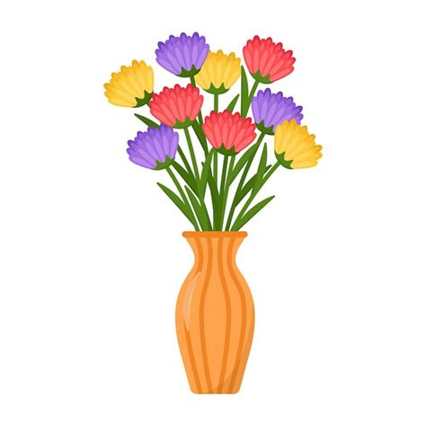 Vase Of Flowers Clip Art