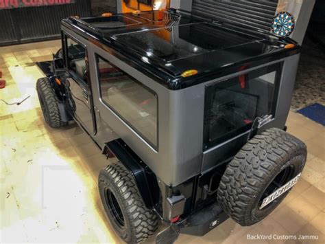 Indias 1st Mahindra Thar With A Panoramic Sunroof