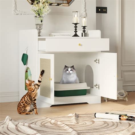 MIDHAM Composite Indoor Medium Cat House KF180194-01 at Lowes.com