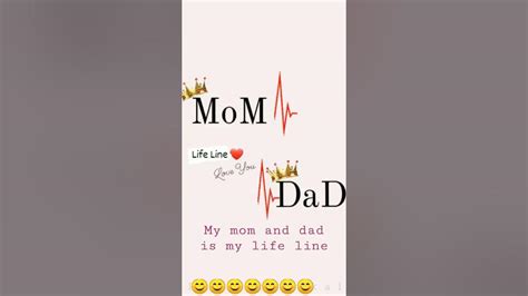 My Mom And Dad Is My Best Friend My Lifeline And My Love Youtube