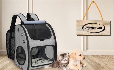 Amazon RIPFICEVAN Mochila De Viaje Plegable Para Gatos Bolsa De