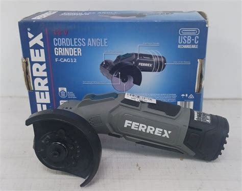 Ferrex Cless Angle Grinder F-cag12 12v | HMR Shop N' Bid