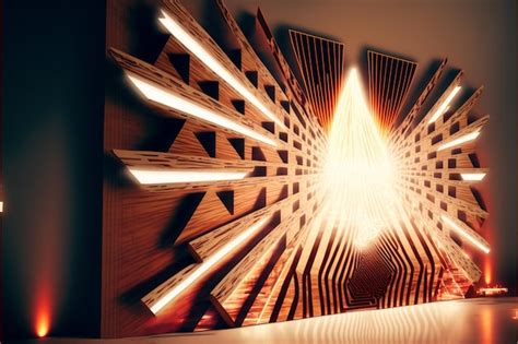 Premium AI Image | A light that has a light on it