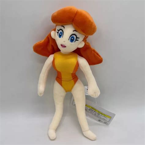 SUPER MARIO SWIMWEAR Princess Daisy Bikini Plush Soft Toy Doll Teddy PicClick UK