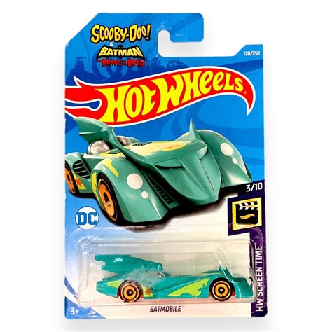 Miniatura Carro Hot Wheels Batmobile Batman The Brave And The Bold Scooby Doo Hw Screen Time