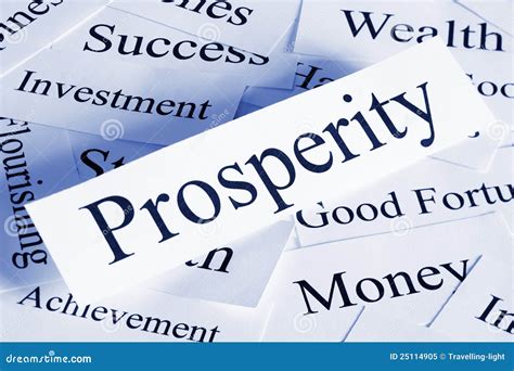 Prosperity Concept stock image. Image of wealth, fortune - 25114905 
