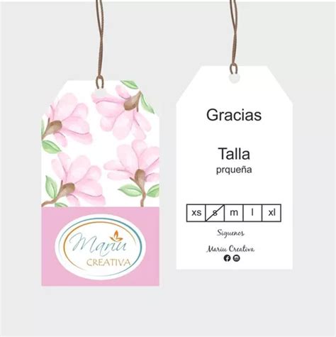 Etiquetas Colgantes Para Ropa Personalizadas MercadoLibre