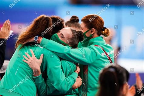 Bulgaria Team Group Bul Rhythmic Gymnastics Editorial Stock Photo