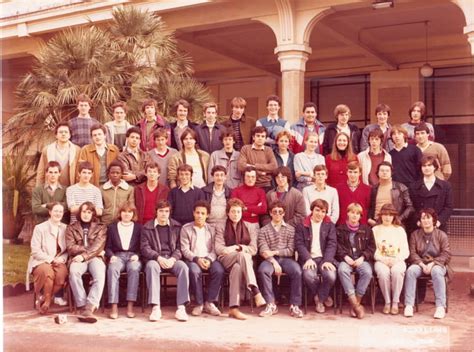 Photo de classe Classe HX1 du Lycée Masséna à Nice de 1983 Lycée Du