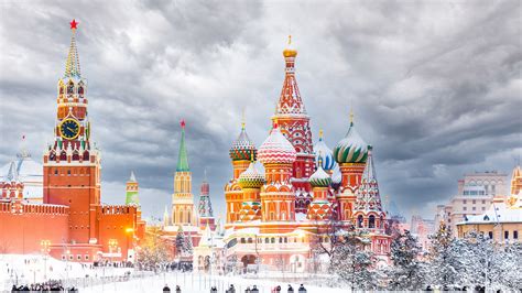 Russia Kremlin Red Square Winter Moscow Kremlin HD Travel Wallpapers ...