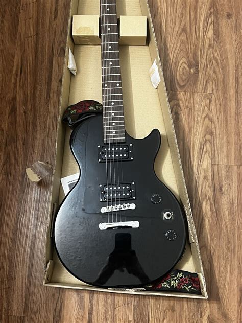 Epiphone Les Paul Special Ii Electric Guitar Black 2008 Ebay