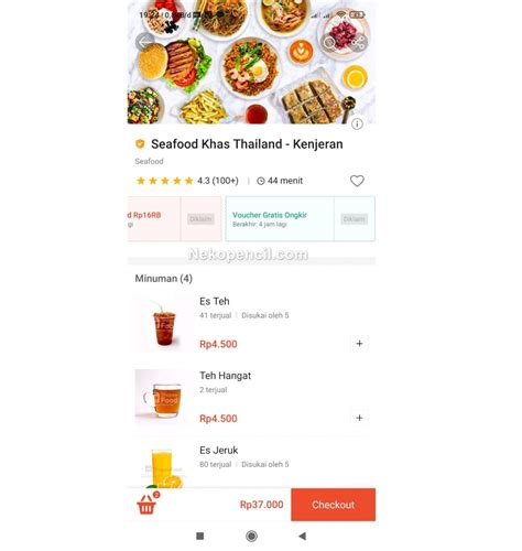 Cara Pesan Makanan Di ShopeeFood Nekopencil