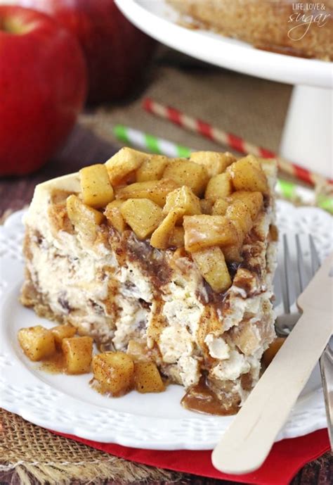 Apple Cinnamon Cheesecake Life Love And Sugar