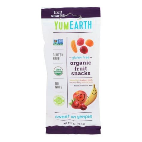 Yumearth Organics Organic Fruit Snack 4 Flavors 12 Ct 2 Oz Pick ‘n