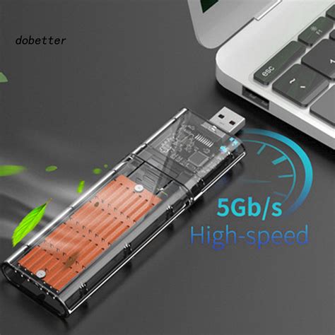 กล่องฮาร์ดไดรฟ์ภายนอก Usb30 2tb Ngff สําหรับโปรโตคอล B Key Sata M2 Sdd Shopee Thailand