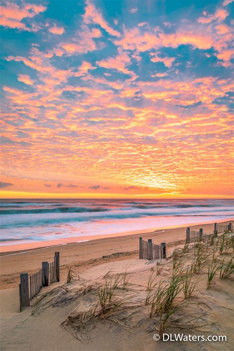 New Day Beautiful Sunrise Outer Banks Beach Outer Banks Nc