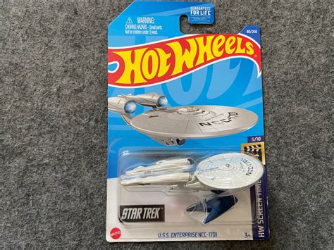 U S S Enterprise Ncc Star Trek Hw Screen Time Hot Wheels Combined Shipping Etsy