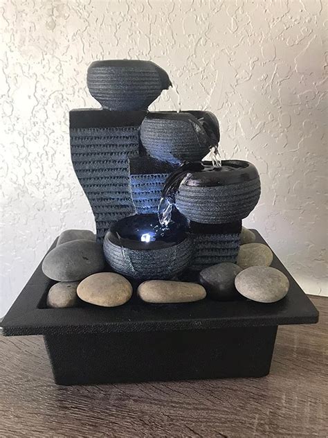 4-tier Desktop Water Fountain Zen Meditation Soothing | Etsy