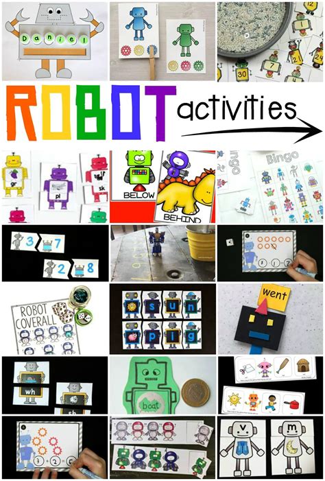 Free Robot Bingo Game for Kids