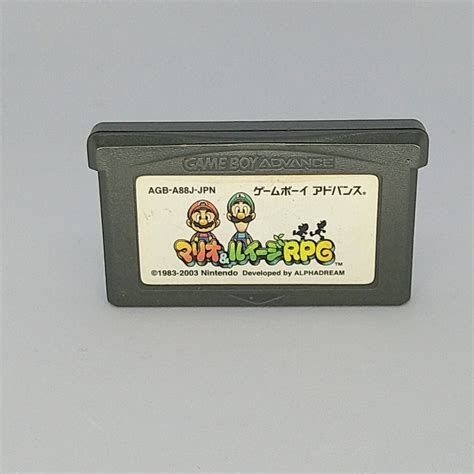 Yahooオークション 【gba】ゲームボーイアドバンスソフト マリオ＆