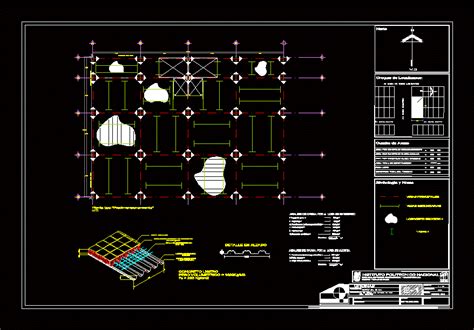 Detalle De Losa Acero En Dwg Kb Librer A Cad