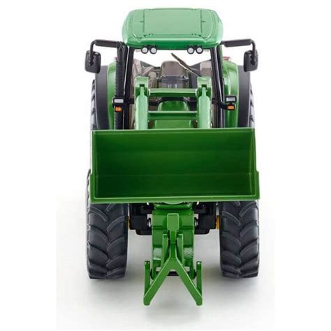 K P Siku Leksakstraktor John Deere Med Frontlastare