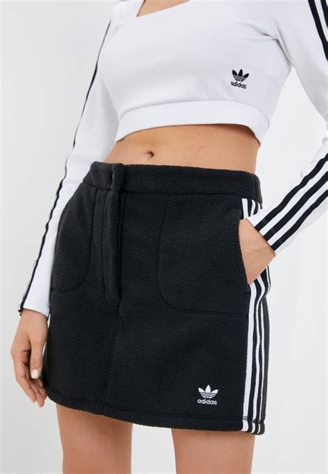 Юбка adidas Originals, цвет: черный, RTLACB526501 — купить в интернет ...