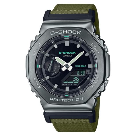 RELOJ G-SHOCK NEGRO - VERDE - BEIGE | G-S-307 | G-S-308 | G-S-327