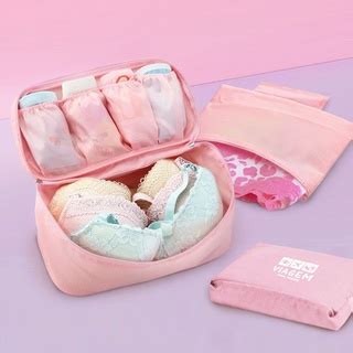 Bolsa Necessaire Porta Lingerie Viagem Cueca Organizador Shopee Brasil