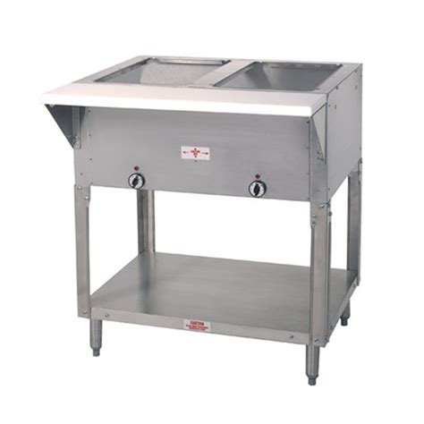 Advance Tabco HF 2E 240 32 Electric 2 Well Hot Food Table W SS Top 240V