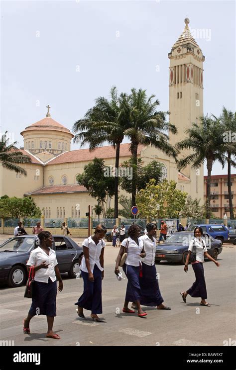 Conakry, Guinea: Cathedral in the middle of the capital Conakry Stock ...