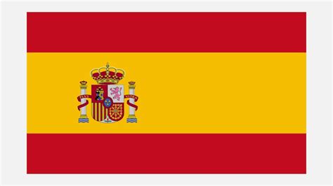 premium vector spain flag  original color