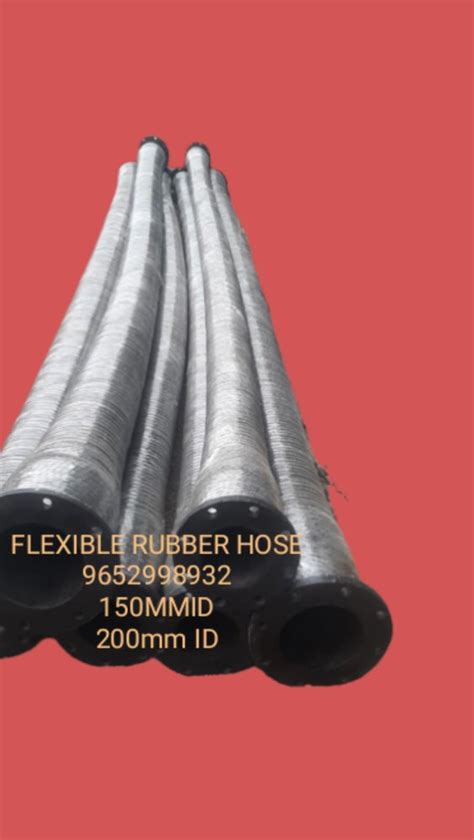 Sandhyaflex 75mm To 150mm 100mmidx 6 Mtr Cement Feeding Rubber Hose