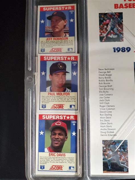 Baseballs Hottest Players Collector Set Score Limited Edition