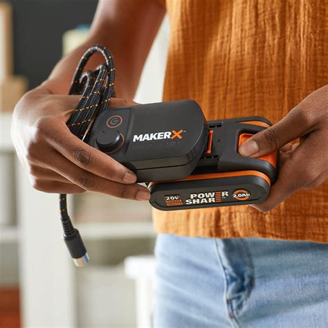 Worx 20v Rotary Tool Brushless 2ah Powershare Makerx™ Kit Wx739