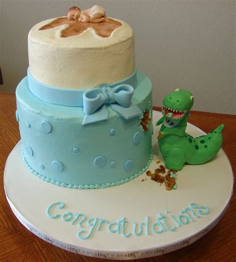 My Cake Hobby: Dinosaur Baby Shower Cake