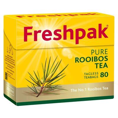 Freshpak Rooibos Tagless Tea Bags 80 Pack PnP