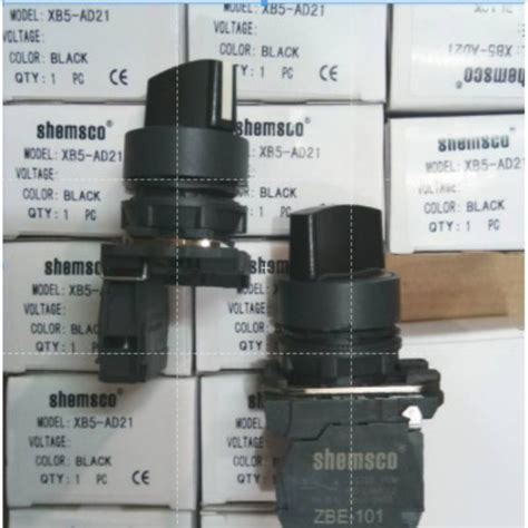 Jual Selector Switch Mm On Off No Tipe Xb Ad Shemsco Warna Hitam