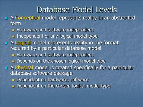 Ppt Relational Database Design Converting Conceptual Models To