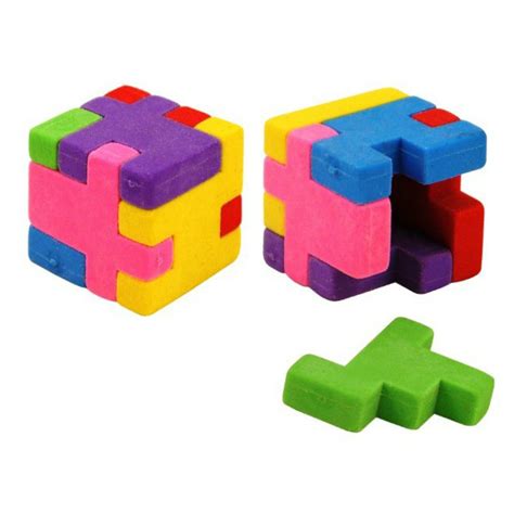 Cube Puzzle Eraser | Shop Kids Toy Online | Little Thinker Educational Aids